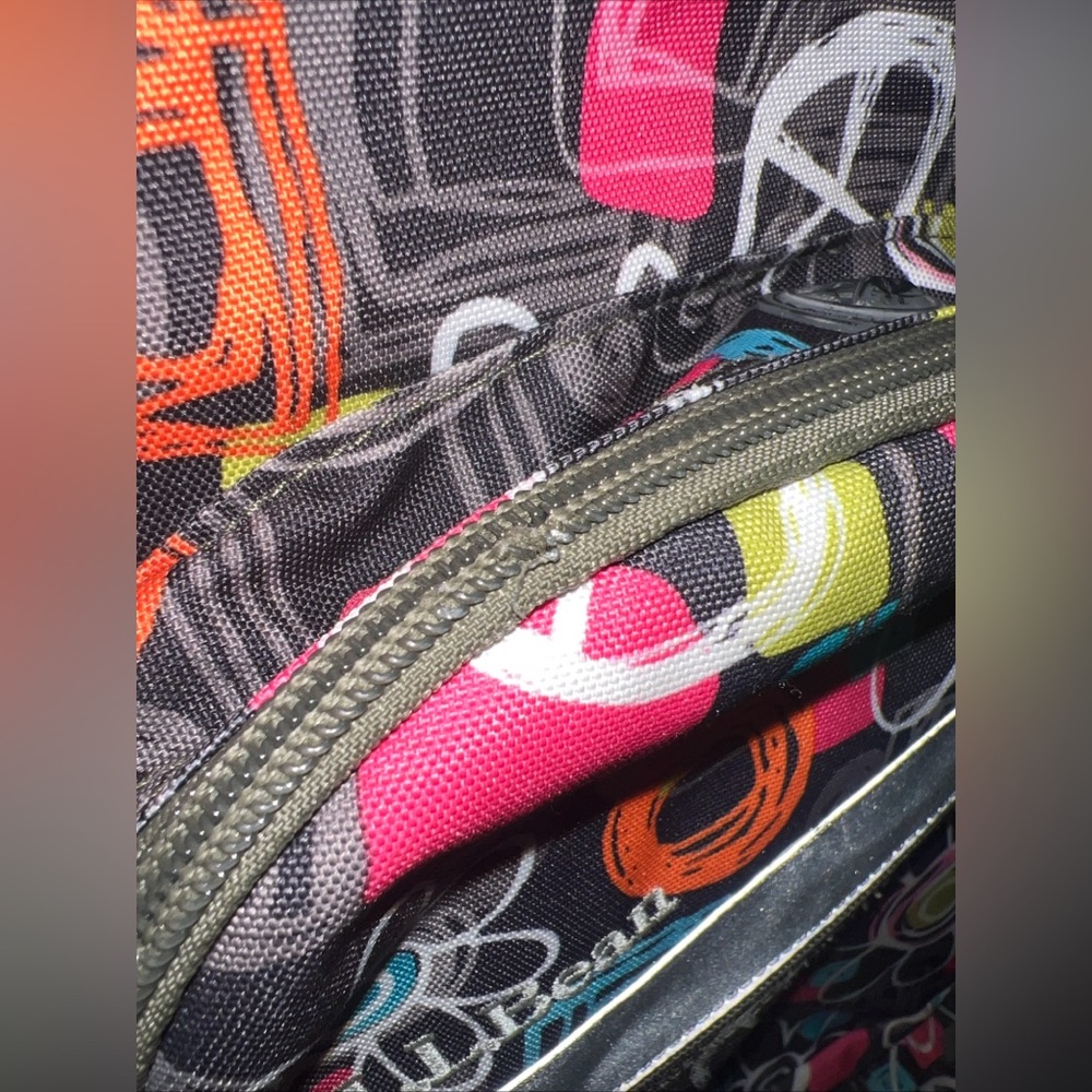 L.L. Bean Multicolor Patterned Backpack - image 7
